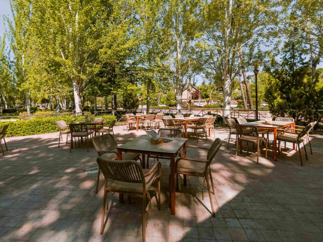 restaurante con terraza